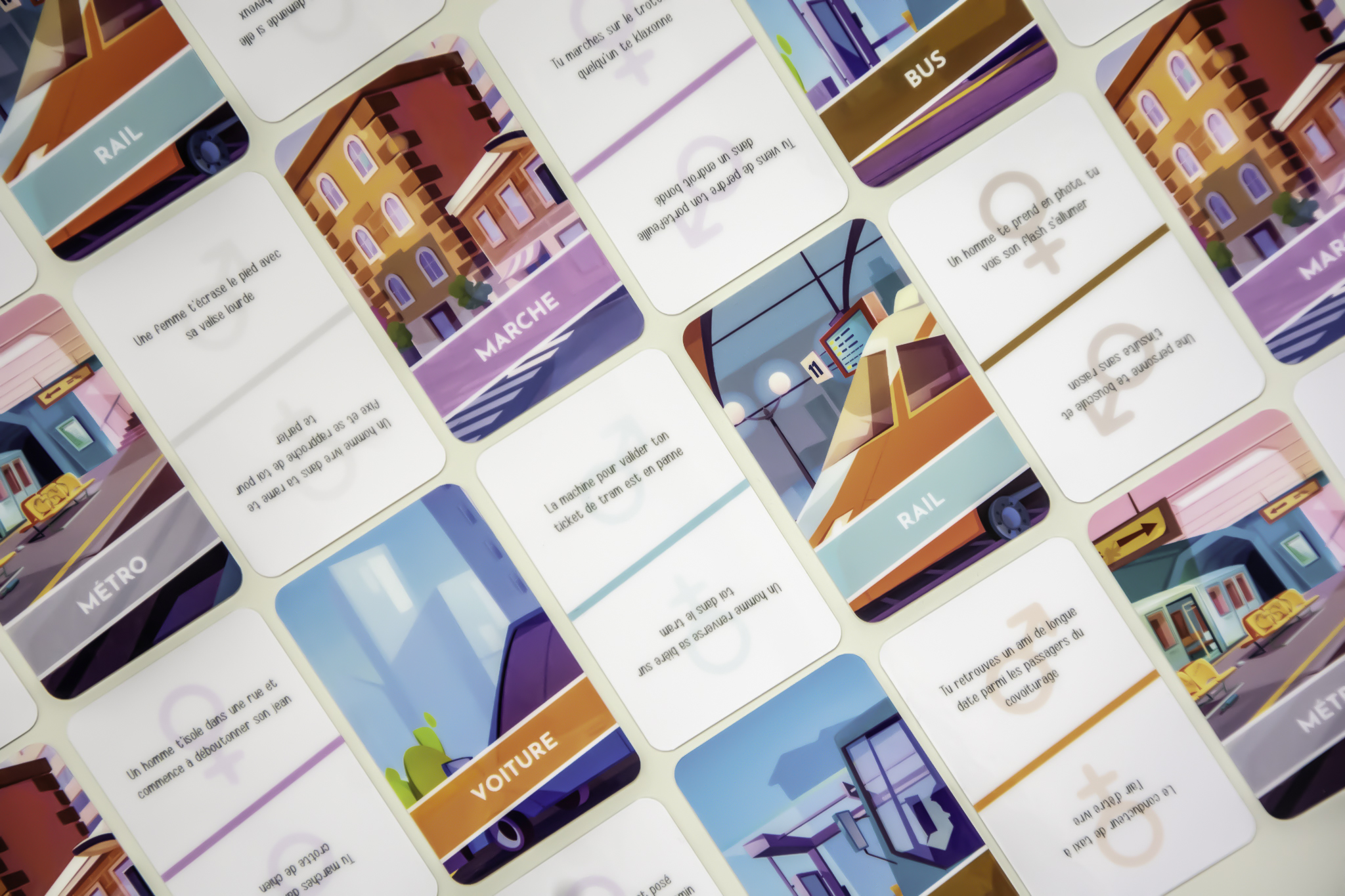 Déjà vécu - Déjà vécu - le sexisme ordinaire - Cartes recto-verso homme / femme