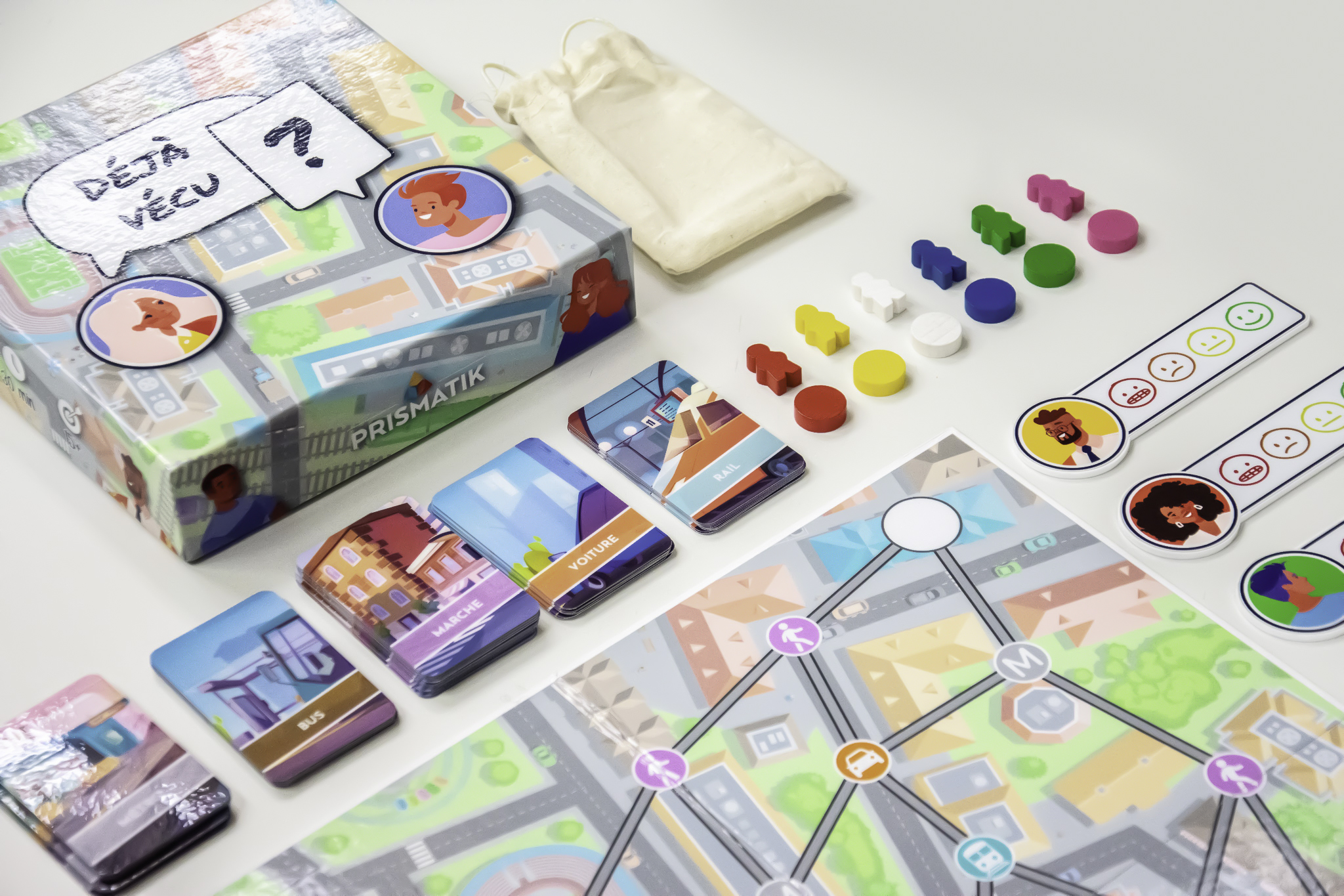 Déjà vécu - le sexisme ordinaire - boîte et matériel de jeu