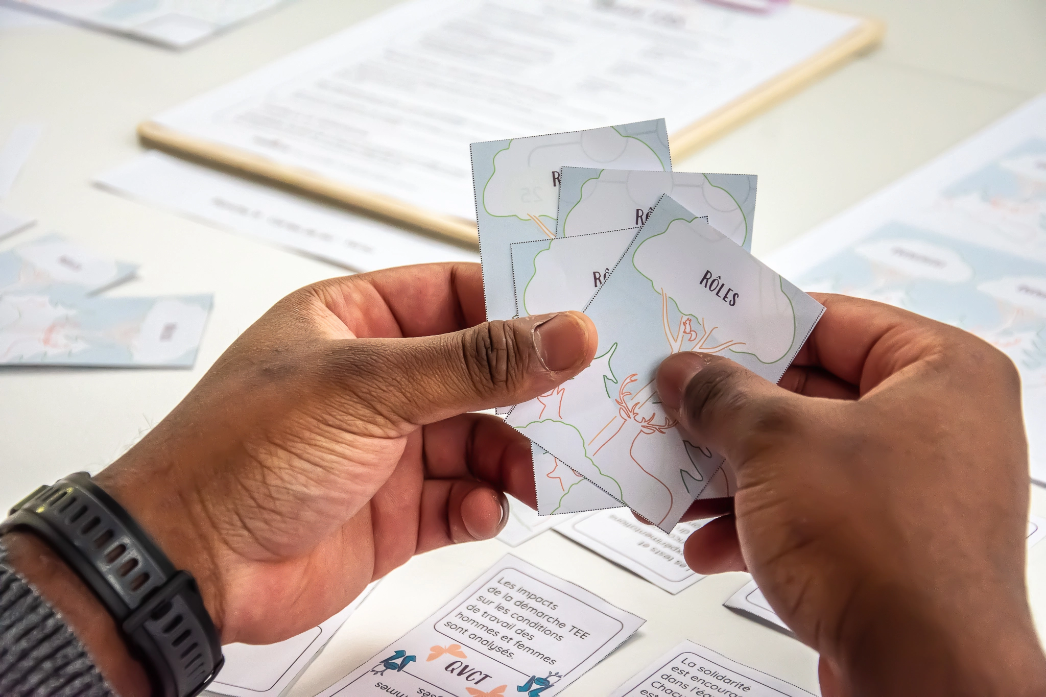 Verso des cartes de Grain'ESS